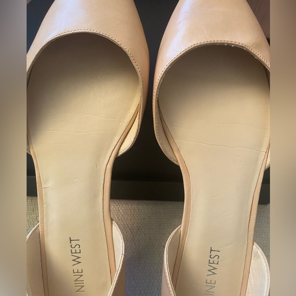 Nude/Natural Nine West Flats (NWOT) - Picture 8 of 12